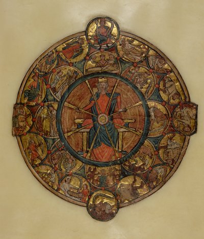 The Wheel of Fortune by William de Brailes  